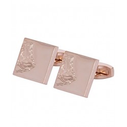 Versace Square Shape Golden Cufflinks